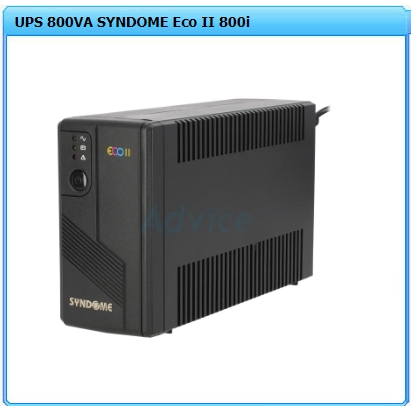 UPS 800VA SYNDOME Eco II 800i