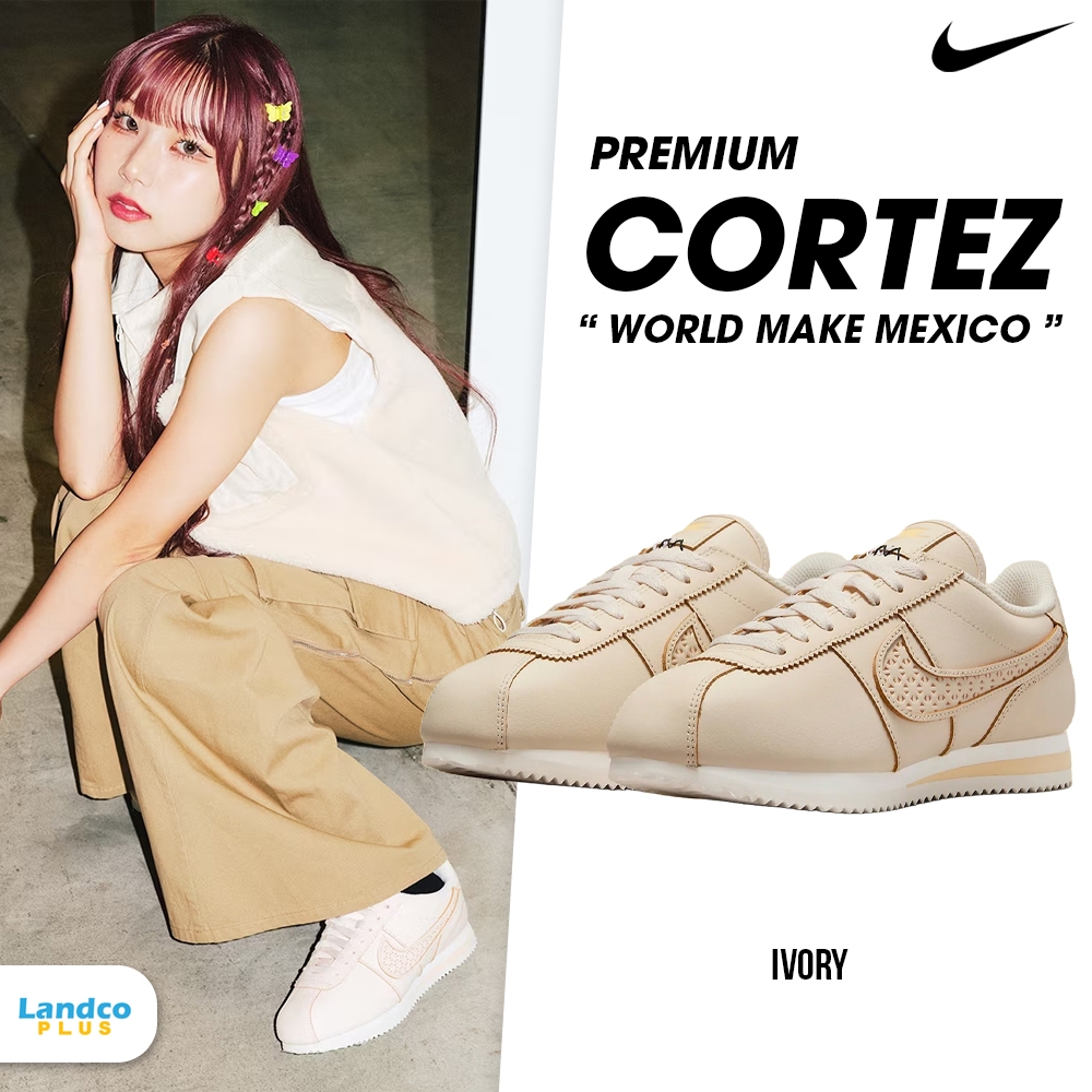 Nike ไนกี้ รองเท้าผ้าใบ รองเท้าแฟชั่น W Cortez World Make Mexico FN7665-838 (4300)