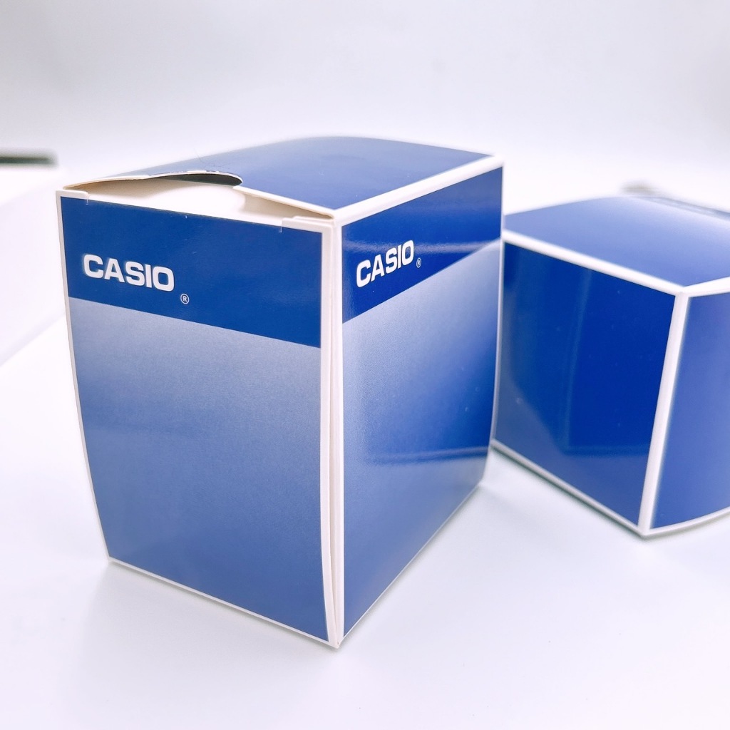 กล่องกระดาษ CASIO สีน้ำเงินขาว พร้อมส่งสินค้าจากไทย