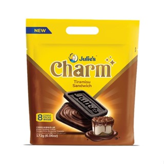 Julie's Charm ชาร์ม ทีรามิสุ แซนด์วิช 172 กรัม (8 ซอง)
