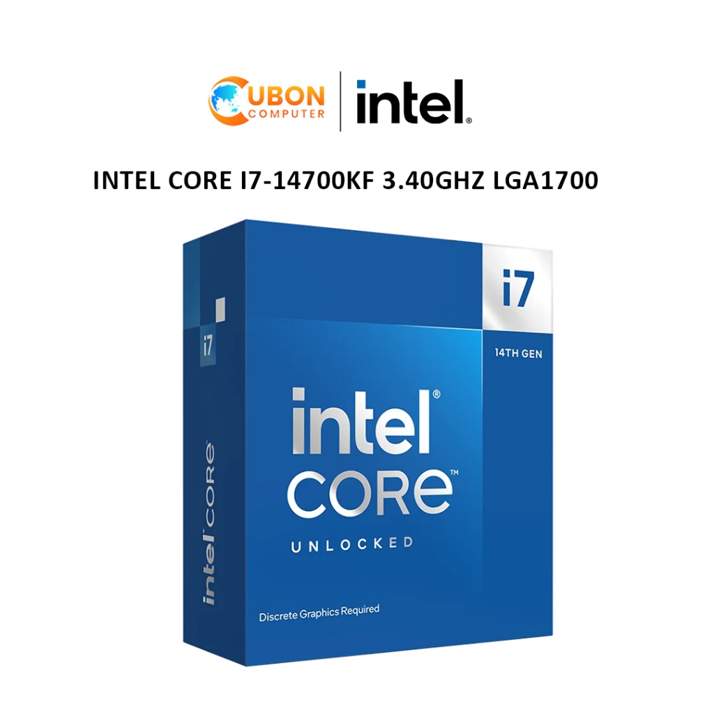 CPU (ซีพียู) INTEL CORE I7-14700KF LGA 1700 3.4Ghz ประกันศูนย์ 3ปี