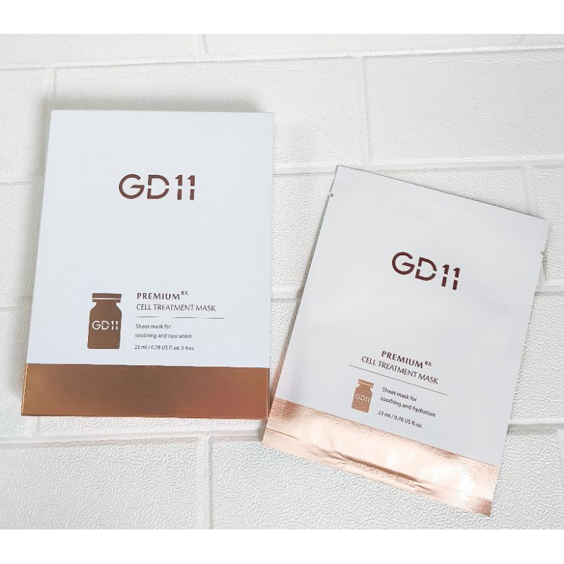 ((ราคาต่อ 1 แผ่น)) พร้อมส่ง มาส์กชีท GD11 premium RX cell treatment mask
