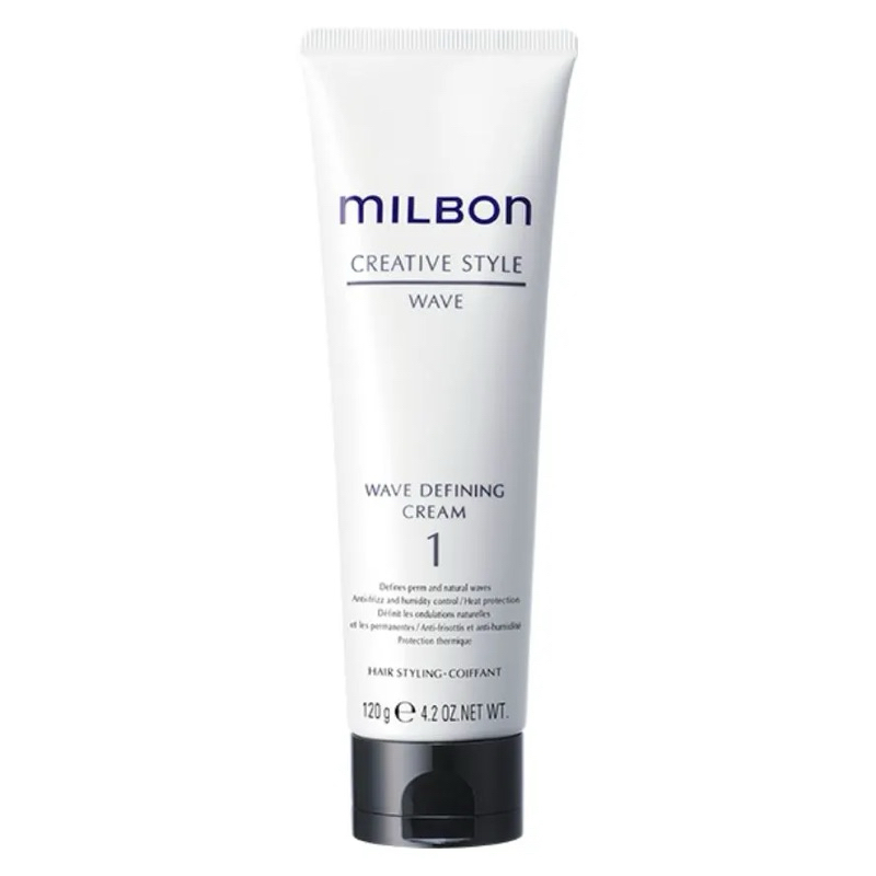 Milbon Creative Style Wave Defining 1 Cream 120g ครีมจับลอน มิลบอล เวฟ ดีไฟนิ่ง ครีม