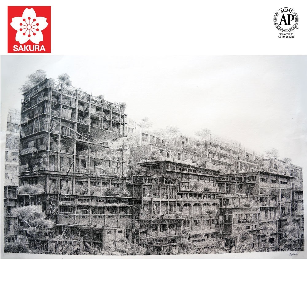 Sakura Pigma ปากกาตัดเส้น พิกม่า ของแท้ 100% Japan กันน้ำ ปากกาเขียนแบบ ปากกาพิกม่า/หัวเข็ม/หัวพู่กัน ยี่ห้อซากุระ - รูปที่ 4