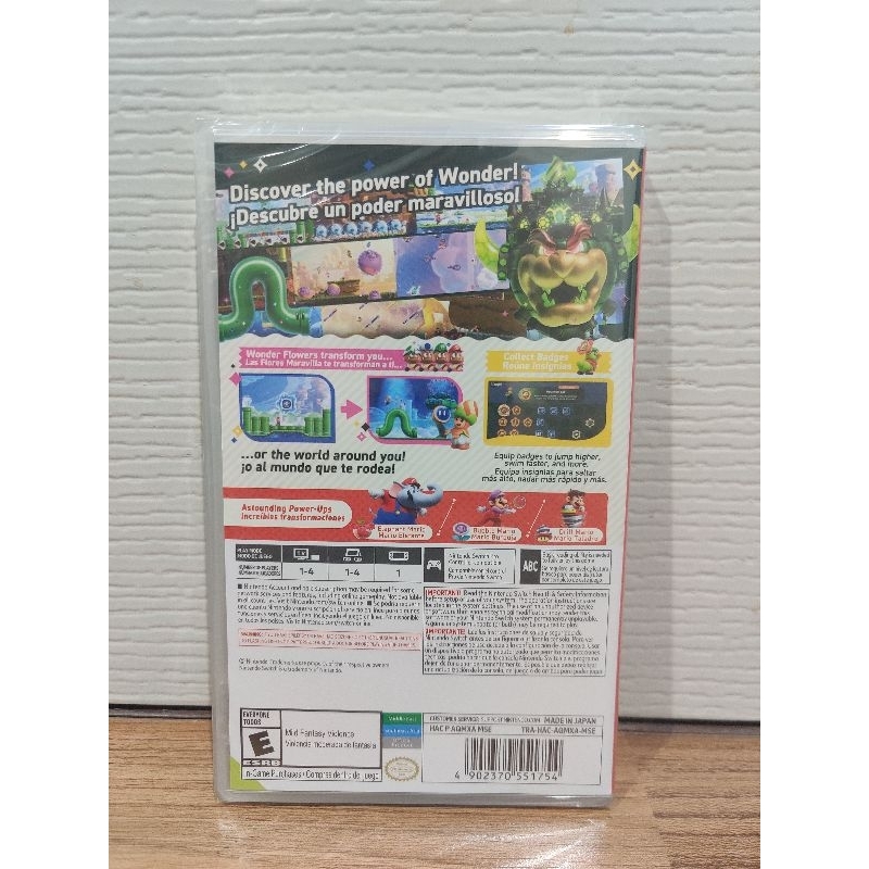 (ลด20% เก็บโค้ดทักแชท) Super Mario Bros. Wonder แผ่นมือ 1