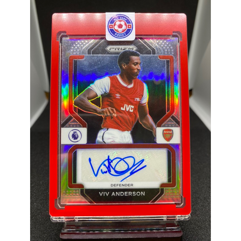 Soccer Card Panini Prizm 2022/23 - Viv Anderson Auto Card 40/99 (ลายเซ็น)