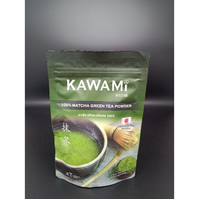 Kawami ชาเขียวมัทฉะชนิดผง 100%