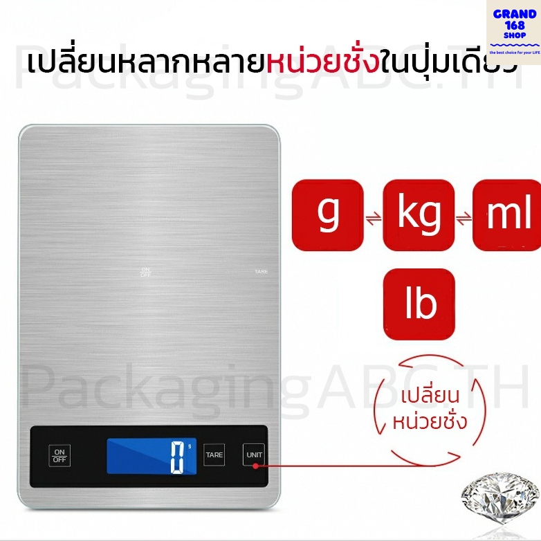 A137 เครื่องชั่งอาหาร 15 kg กันน้ำ แถมฟรี ถ่าน เครื่องชั่งน้ำหนักดิจิตอล ชาร์จได้ เครื่องชั่งดิจิตอลชั่งอาหาร