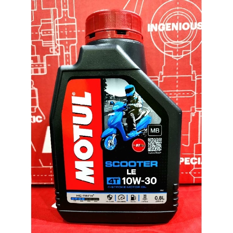 น้ำมันเครื่อง Motul Scooter LE 4T 10W-30