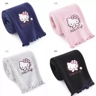 พร้อมส่ง 🎆🎆กางเกงเลกกิ้ง ลาย Hello Kitty สำหรับเด็กผู้หญิง ผ้าบาง ยืด นุ่ม สวมใส่สบาย🎆🎆