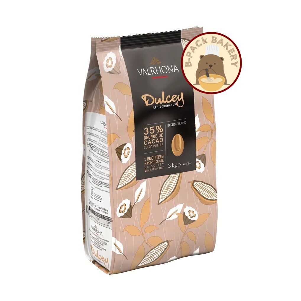 (Val Dulcey Blond 35% 250g) เวโรนา พรีเมี่ยม ช็อคโกแลต Valrhona Chocolate Dulcey Blond 35% 250g ราคา ถูกที่สุด ดีลบีเคเค แกลเลอรีภาพที่ 2