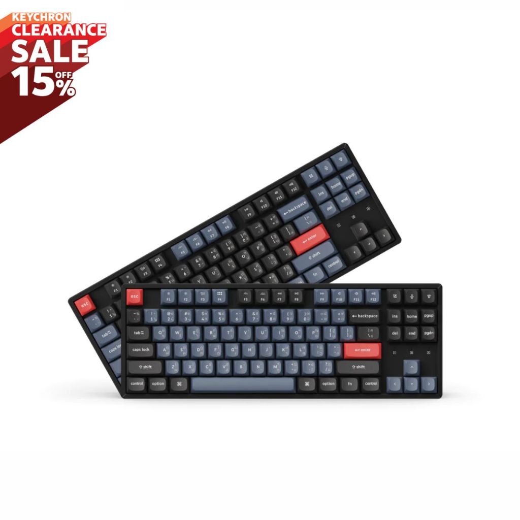 (Clearance) Keychron K8 Pro Mechanical Keyboard แมคคานิคอลคีย์บอร์ดไร้สาย (QMK/VIA)