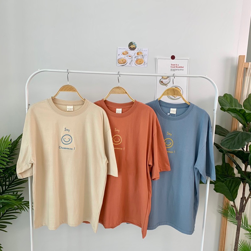 พร้อมส่ง🧸เสื้อยืดOversize feelgood cheeeees! - รูปที่ 4
