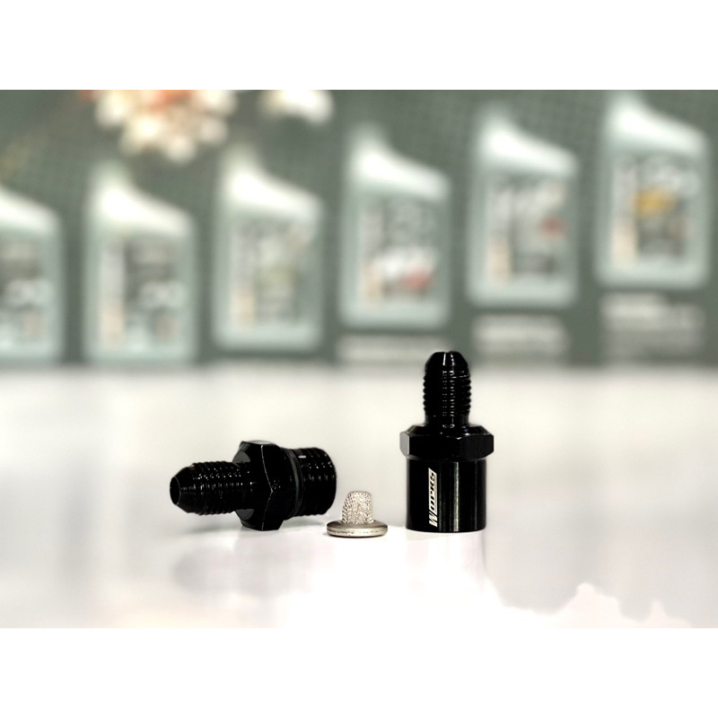 Works engineering Turbo oil line filter AN4 กรองน้ำมันเทอร์โบ