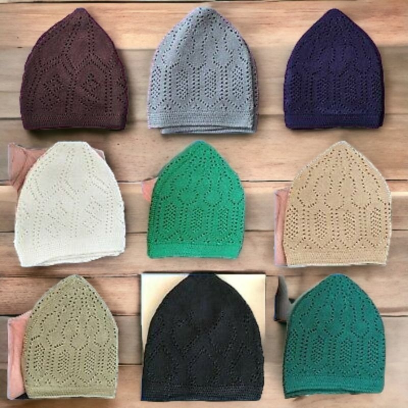 หมวกถักตุรกีแท้นำเข้า % มีหลายสีให้เลือก