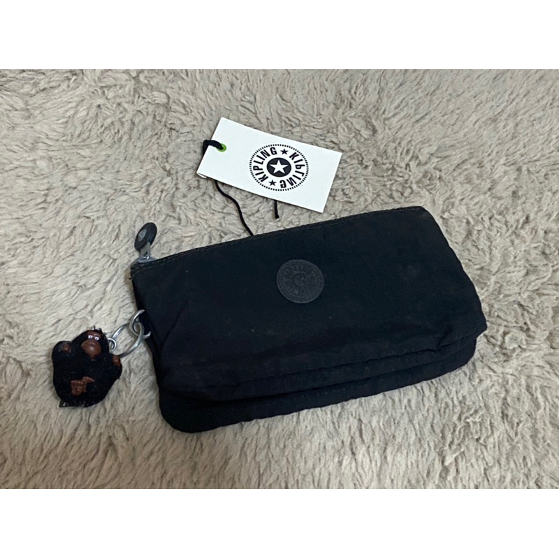 กระเป๋าสตางค์ KIPLING สี ดำ ของแท้100%(มือ2)