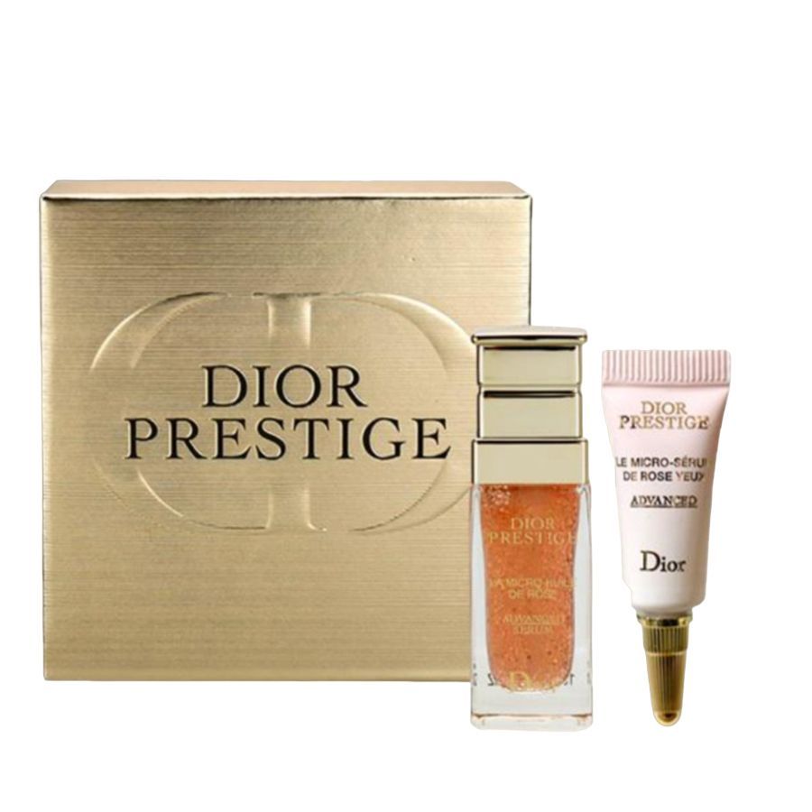 DIOR PRESTIGE LA MICRO-HUILE DE ROSE ADVANCED SERUM ขนาด5ml. พร้อม LE MICRO-serum de rose yeux advan