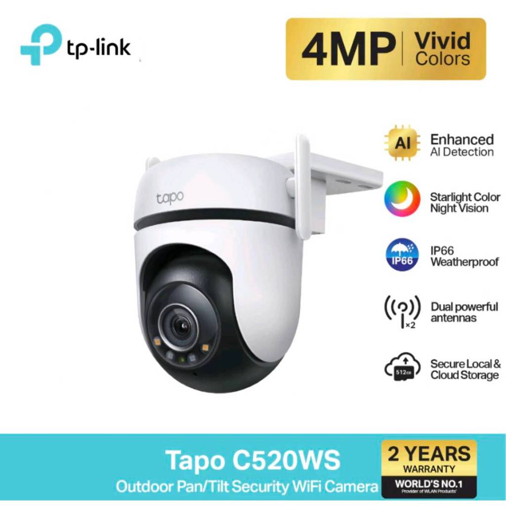 Tapo C520WS Outdoor Pan/Tilt Security Wi-Fi Camera
