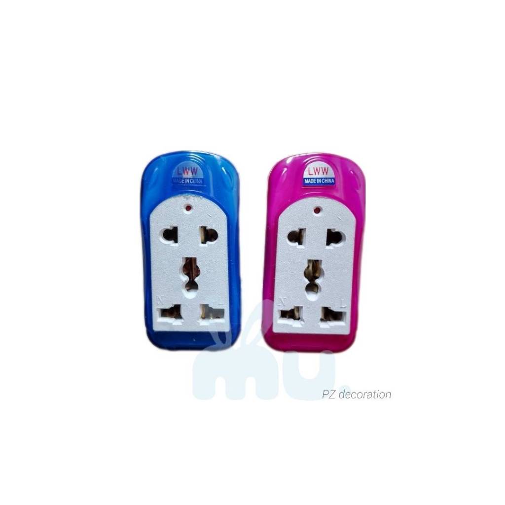 Telecorsa ปลั๊กไฟ ปลั๊กไฟพ่วง 4ช่อง Jimma Conversion Socket รุ่น Jimma-Plug-00b-Song  082