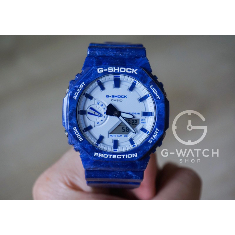 [มีสินค้าพร้อมจัดส่ง] CASIO G-SHOCK GA-2100BWP-2A, GA-2100BWP-2, GA-2100BWP
