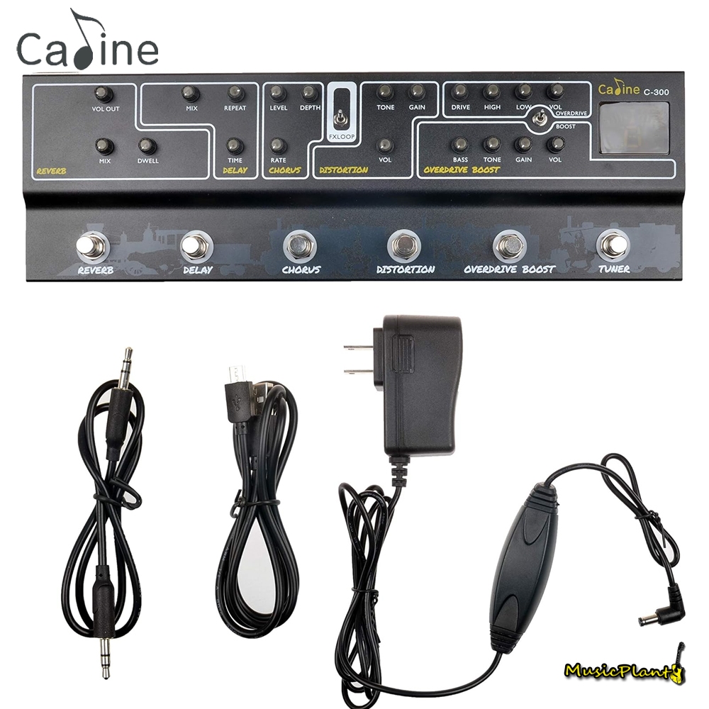 Caline - C300 Multi Effect Pedal  มัลติเอฟเฟค 6 เสียง