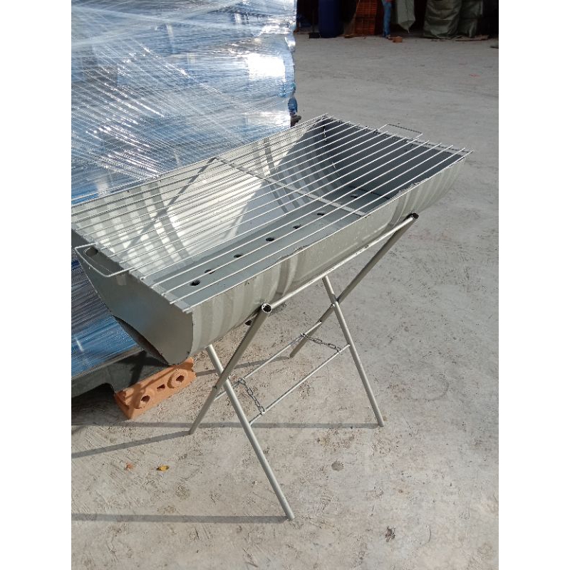 เตาถัง100 ลิตร แถมที่รองถ่าน อุปกรณ์ครบชุดตามรูป 85 * 44 สูง 82 cm