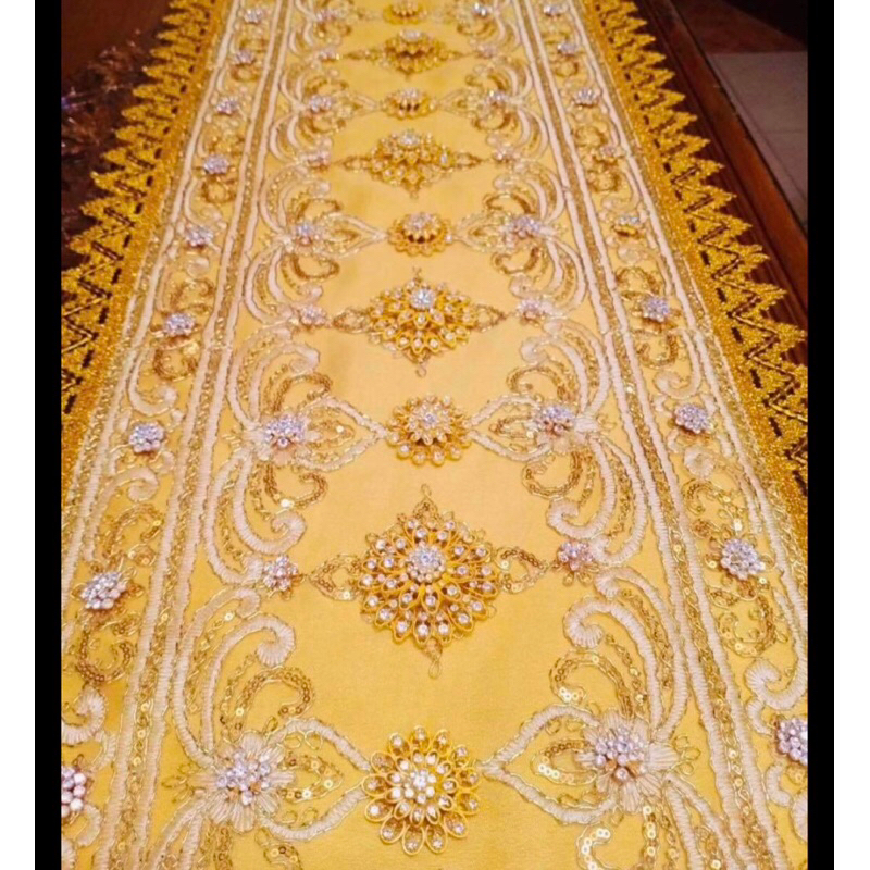 ผ้าสไบห่มพระพุทธรูป สำหรับองค์พระหน้าตัก 40-60 นิ้ว