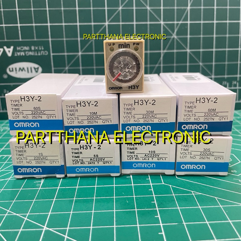 H3Y-2  220VAC ( 1S /3S / 5S/ 10S/ 30S/ 60S/ 5M/ 10M/ 30M/ 60M ) พร้อมส่งในไทย🚛💨