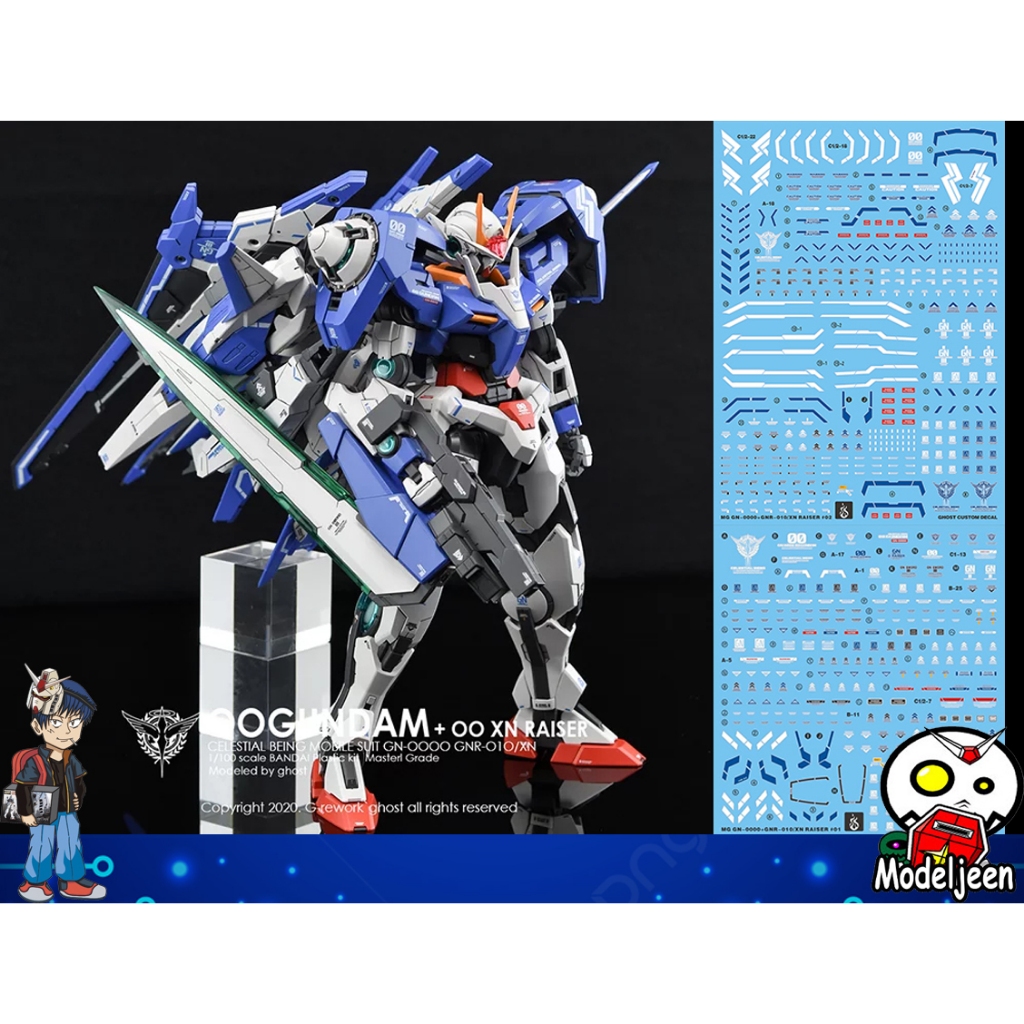 (Ghost-Decal)Water Decal 038 MG1/100 Gundam OO XN Raiser