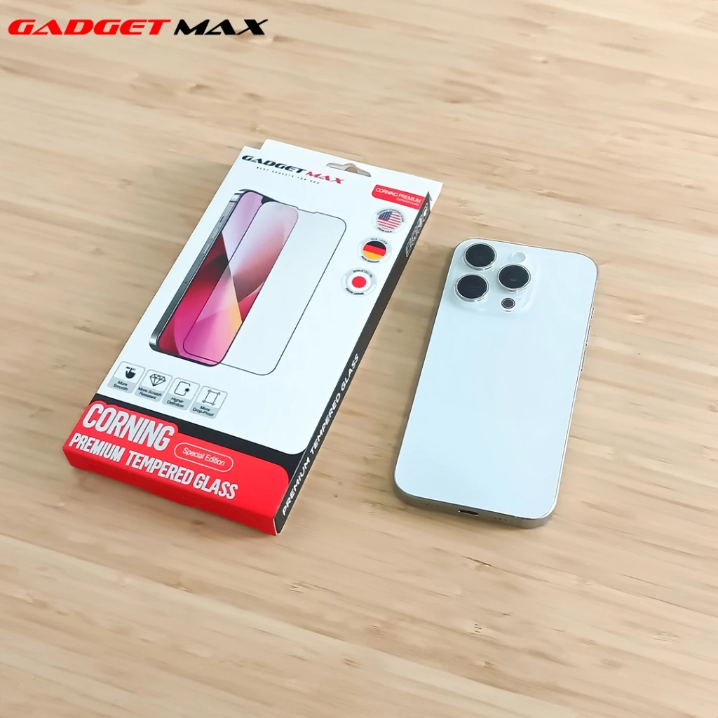 ฟิล์มกระจก Corning GADGET MAX สำหรับ iPhone 15 Pro thumbnail 4