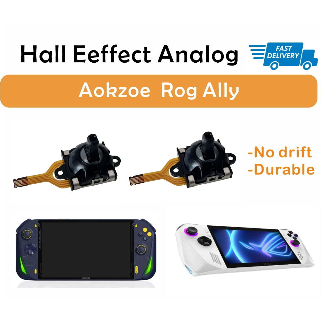 Hall Analog for Rog Ally ROG Ally X Aokzoe A1 pro OnexPlayer miniPro PS4 PS5 Analog onexplayer 2 pro