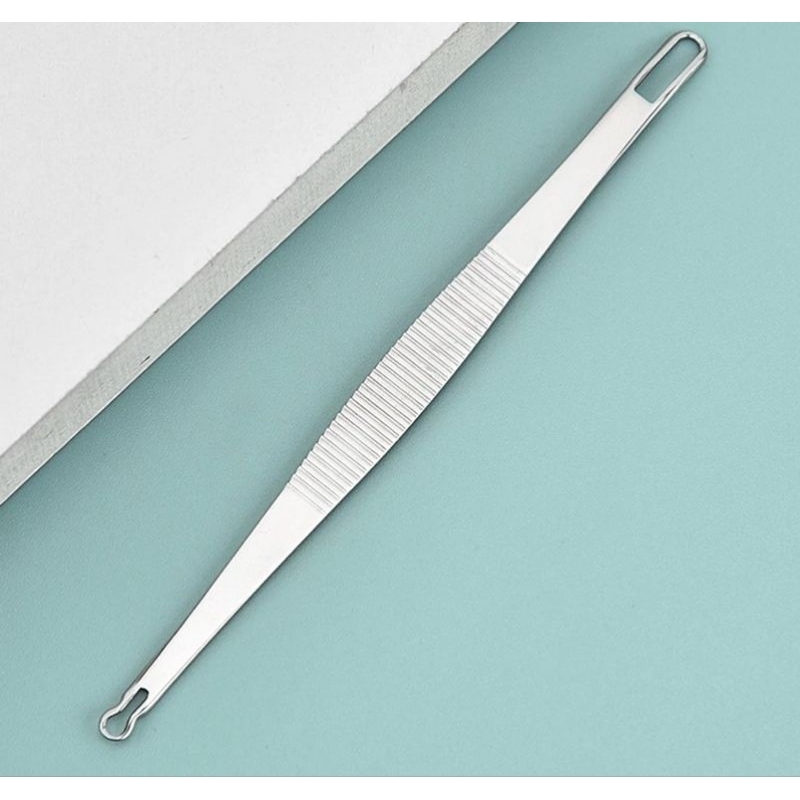 ที่กดสิว comadone extractor กดสิวอุดตัว สแตนเลสอย่างดี แถมเข็มเจาะหัวสิว ใช้กดได้จริงคลินิก อุปกรณ์กดสิวหัวดำ สิวอุดตัน