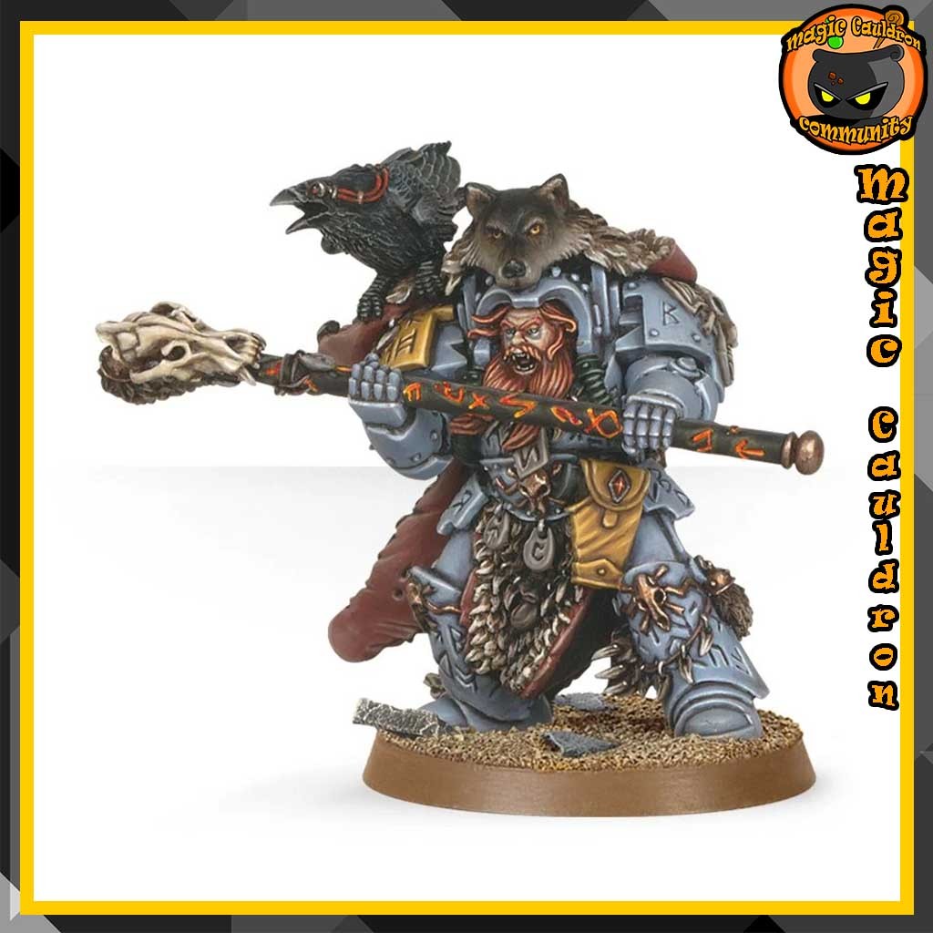 Sapce Wolve Njal Stormcaller In Terminator Armour Warhammer 40000 (กล่อง Webdirect)