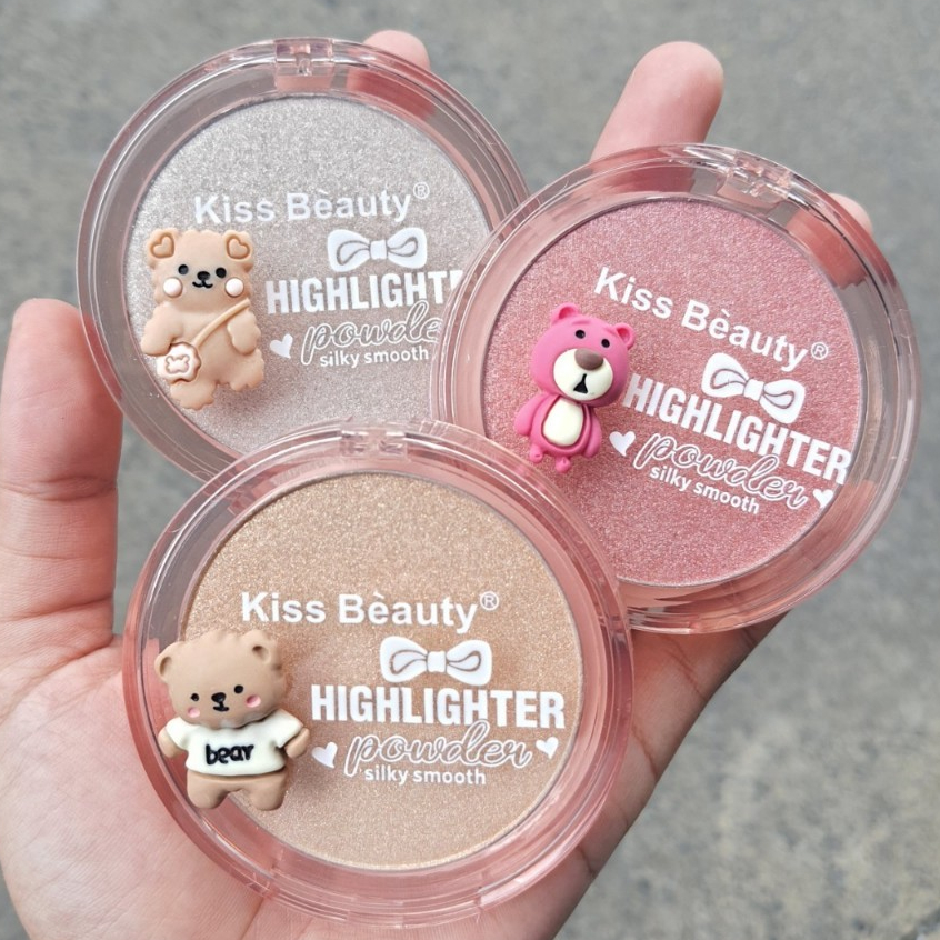 #ไฮไลท์ #ไฮไลท์น้องหมี #ไฮไลท์ซิลกี้ #เครื่องสำอาง #Kissbeauty