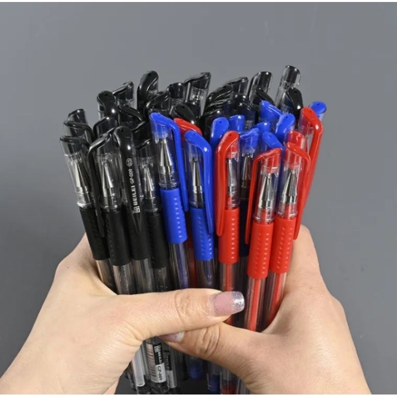 พร้อมส่ง ร้านค้าไทย!! ปากกาหมึกเจล มี 3 สี หัวเข็ม ราคาถูกมาก
