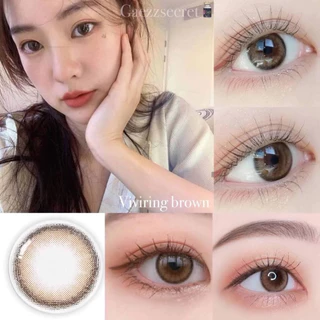 ส่งด่วนทุกวัน‼️คอนแทคเลนส์ Vivi Ring สี Gray / Brown - Gaezz Secret ขนาดมินิ