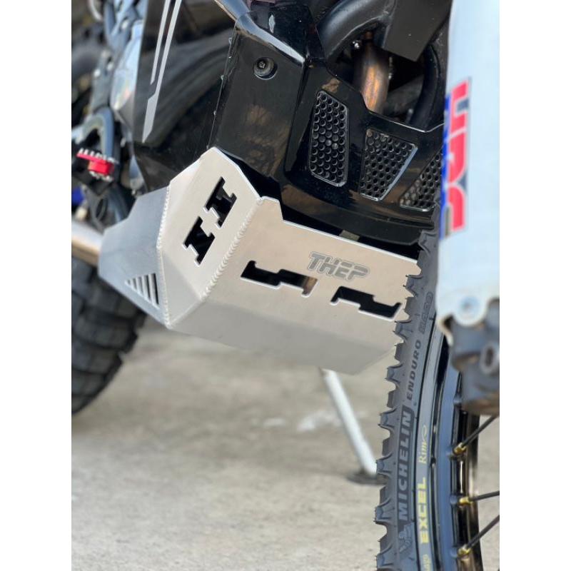 #การ์ดแคร้งอลูมิเนียม รุ่นCrf250Rally ท่อล่าง #แบรนด์HTEP