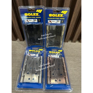 บานพับสแตนเลส บานพับประตู บานพับหน้าต่าง 5x3 นิ้ว หนา 3.5 มม SOLEX 5335ACBF 5335BLBF 5335SSBF 5335ABBF แพ็ค 2 ตัว บานพับ
