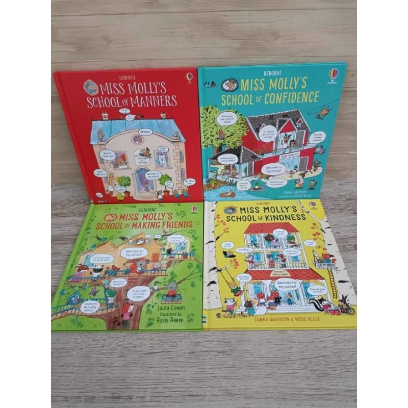 (New) Usborne Miss Molly's school 4 books collection