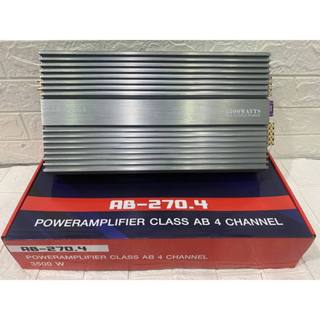 Class AB 4CH รุ่น AB-270.4 ทรานซิสเตอร์  เสียงดีชัดใส งานดีม…