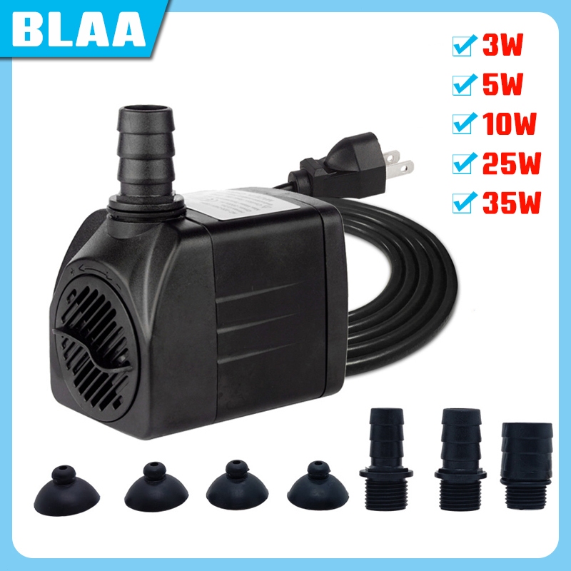 ปั้มน้ำตู้ปลา ปั้มน้ำบ่อปลา water pump 220V ปั๊มน้ำพัดลมไอเย็น ปั๊มน้ำตู้ปลา