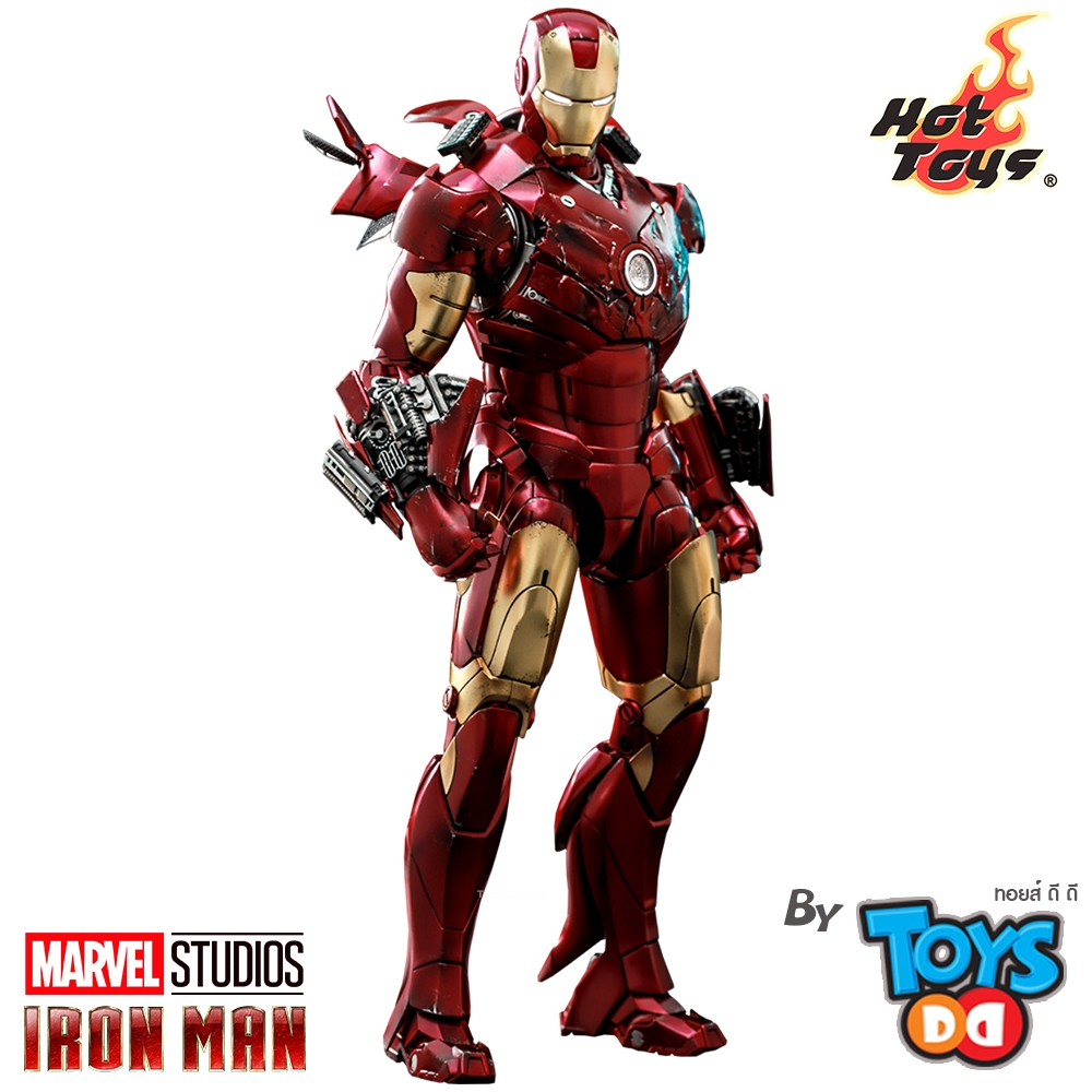 Hot Toys MMS664D48 Iron Man 1/6th Scale Iron Man Mark III (2.0) Collectible Figure