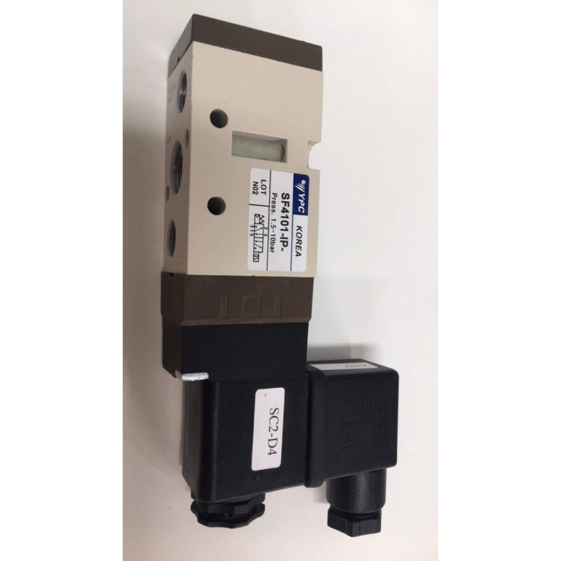 โซลินอยด์วาล์วลมไฟฟ้า  24vdc รุ่น SF4101-IP-SC2 ขนาดเกลียว 1/4 (2หุล) YPC