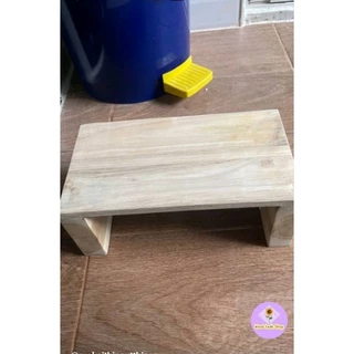 เก้าอี้ไม้สัก ตัวเล็ก นั่งซักผ้า ล้างจ้าน ขนาด17×30×11cm