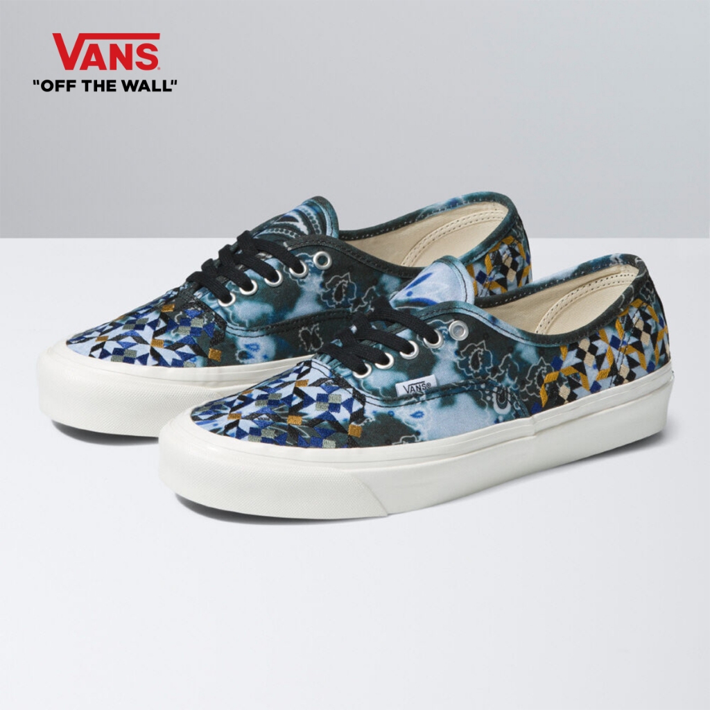 VANS AUTHENTIC 44 DX - ANAHEIM FACTORY MIXED MOSAIC BLACK รองเท้าผ้าใบชาย หญิง