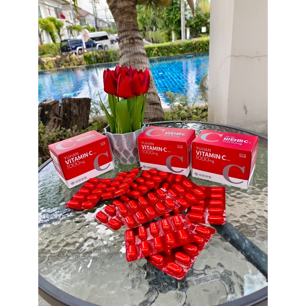 YUHAN VITAMIN C 1000 mg. ยูฮาน วิตามินซีพี่จุน