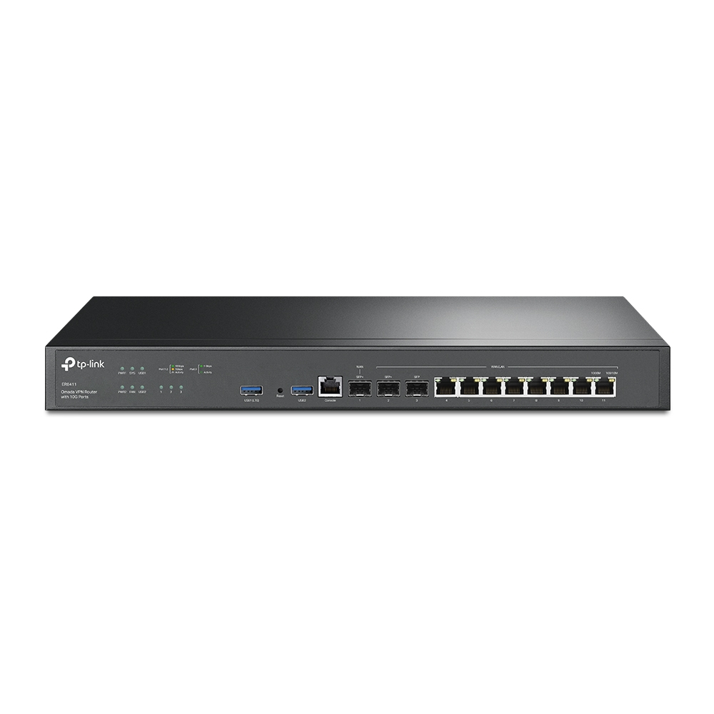 ER8411 Omada VPN Router with 10G Ports V.1.0 TP-Link วีพีเอ็น เร้าเตอร์ ออกใบกำกับภาษีได้