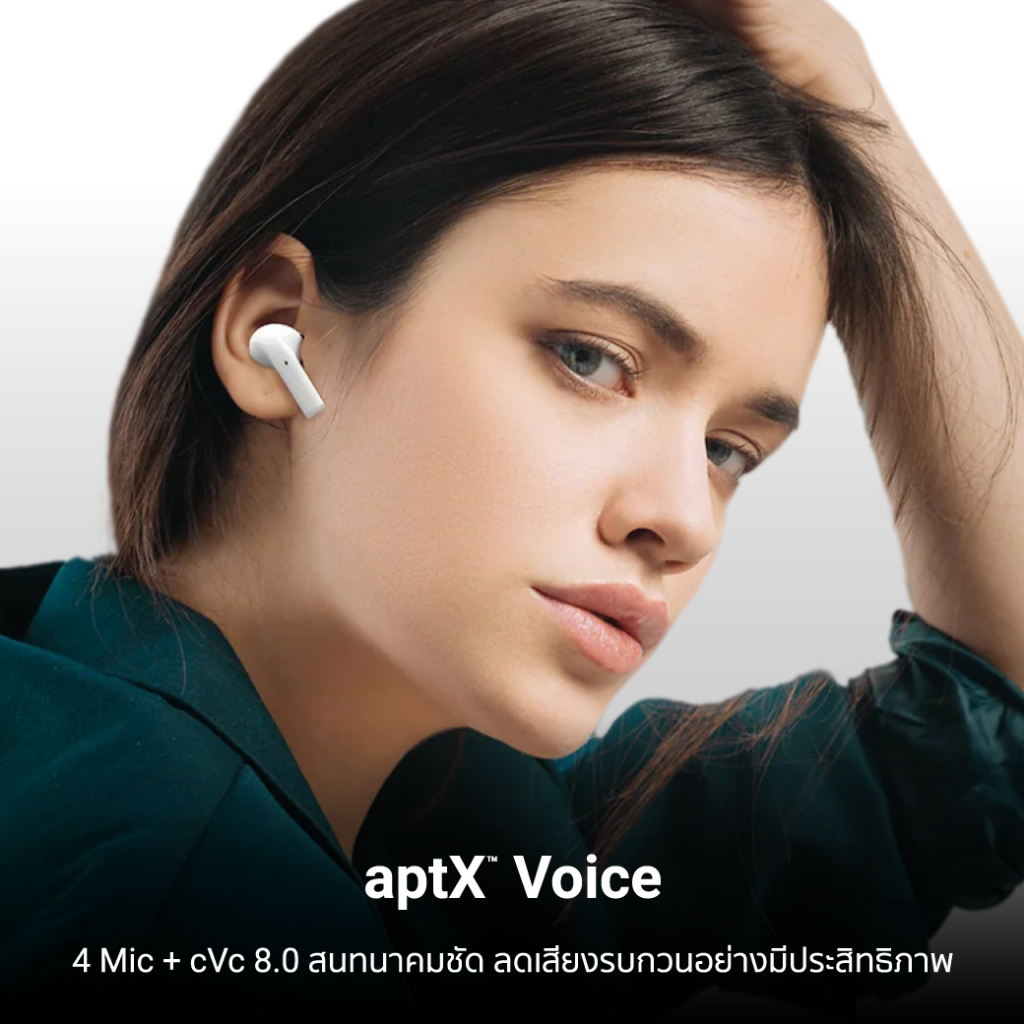 [ลดเหลือ 879] iSUPER Evo Buds Sound Pro หูฟังไร้สาย ชิป Qualcomm รองรับ aptX™ Adaptive มีเกมโหมด แบตอึด -1Y - รูปที่ 5