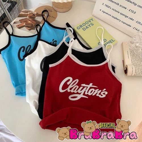 𝑩𝒓𝒂𝑩𝒓𝒂𝑩𝒓𝒂 เสื้อ สายเดี่ยว เสื้อกล้าม แขนกุด ฟองน้ำในตัว #bra-241