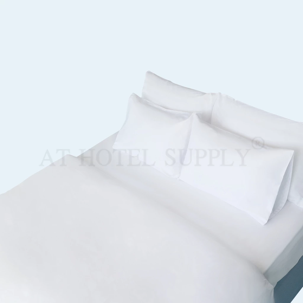 Athotelsupply ผ้าปูที่นอน รัดมุม/ปล่อยชาย เกรดโรงแรม Cotton100% CVC220 thumbnail 8